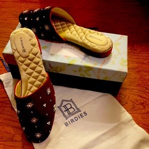 Birdies The Songbird burgundy crystals slides